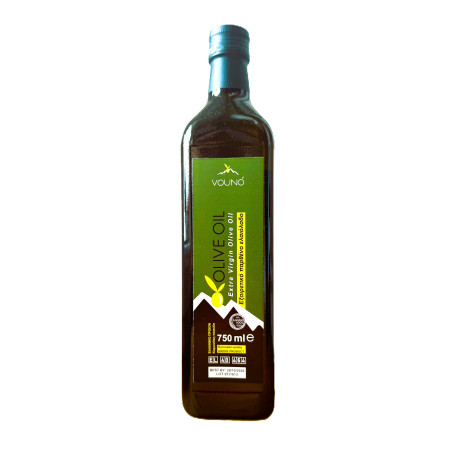 Grecka oliwa z oliwek extra virgin TO VOUNO szklana butelka 0,75 L