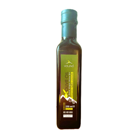 Grecka oliwa z oliwek extra virgin TO VOUNO szklana butelka 0,25 L
