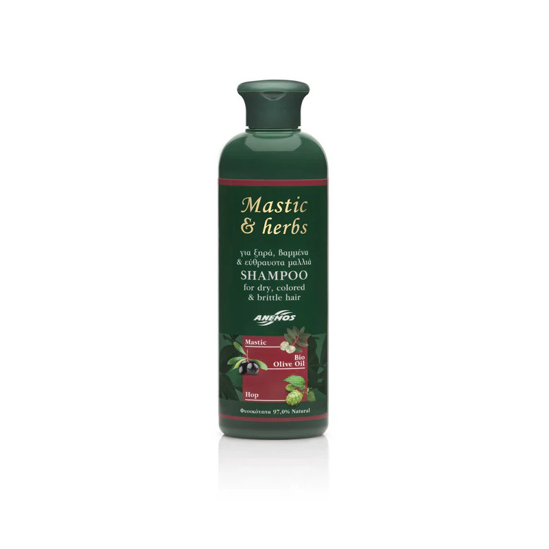 Szampon Mastic & Herbs do włosów suchych, farbowanych lub łamliwych 300 ml