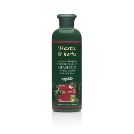 Szampon Mastic & Herbs do włosów suchych, farbowanych lub łamliwych 300 ml