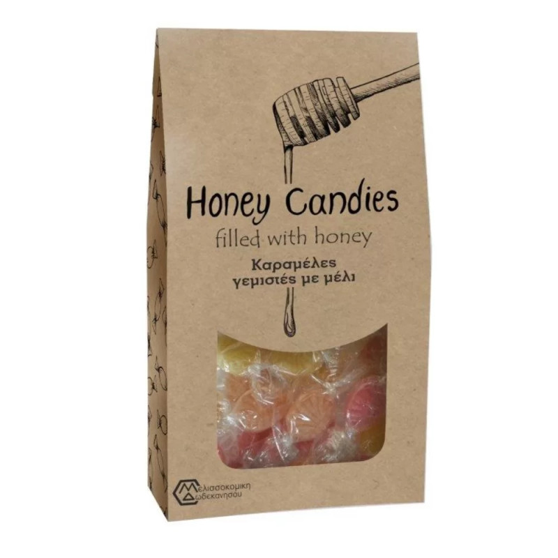 Tradycyjne greckie cukierki nadziewane miodem 200g